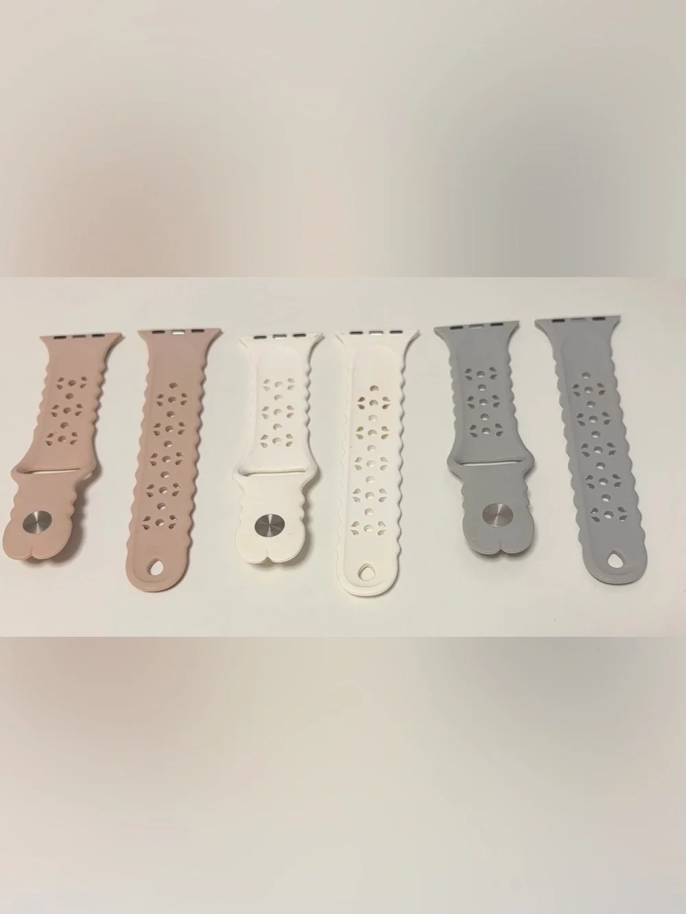 Set of 3-Silicone Sport Watch Band for Apple Watch